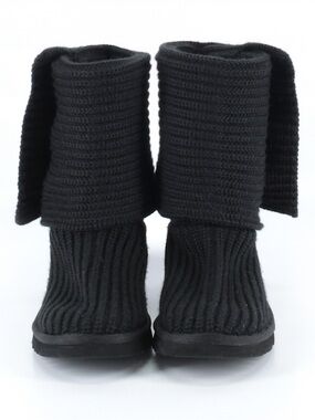 UGG Cozy Knit Buttoned Women's Black Booties